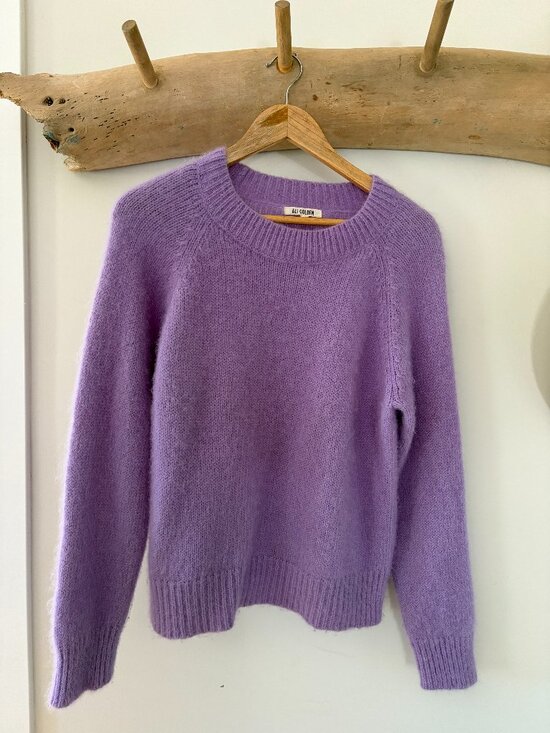 Ali Golden Sweaters - Ali Golden Mohair Pullover Lilac